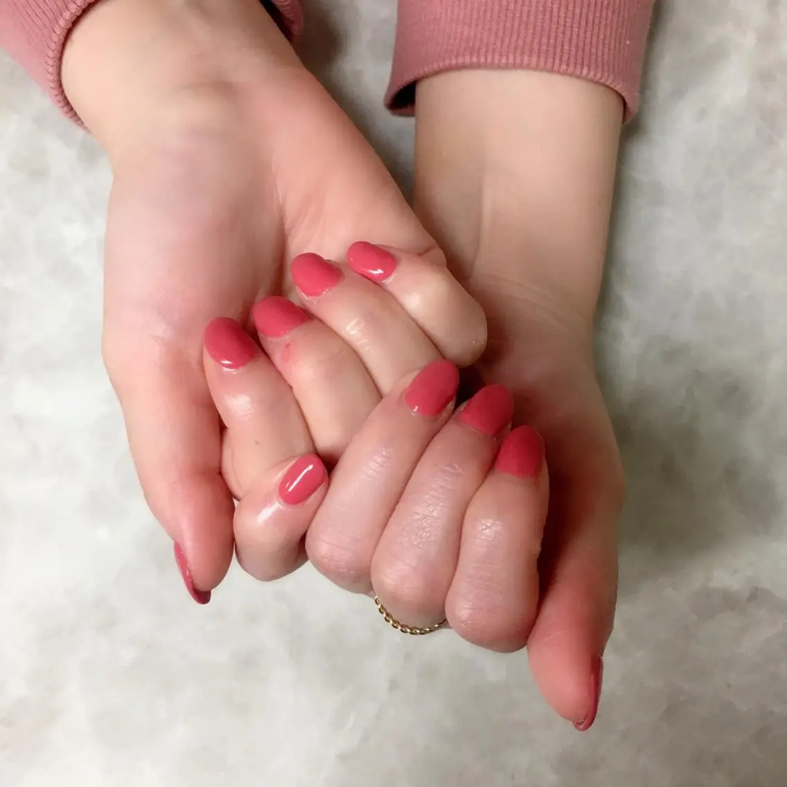 ネイル ワンカラーネイル 自爪育成/深爪矯正 mikiのネイルデザイン