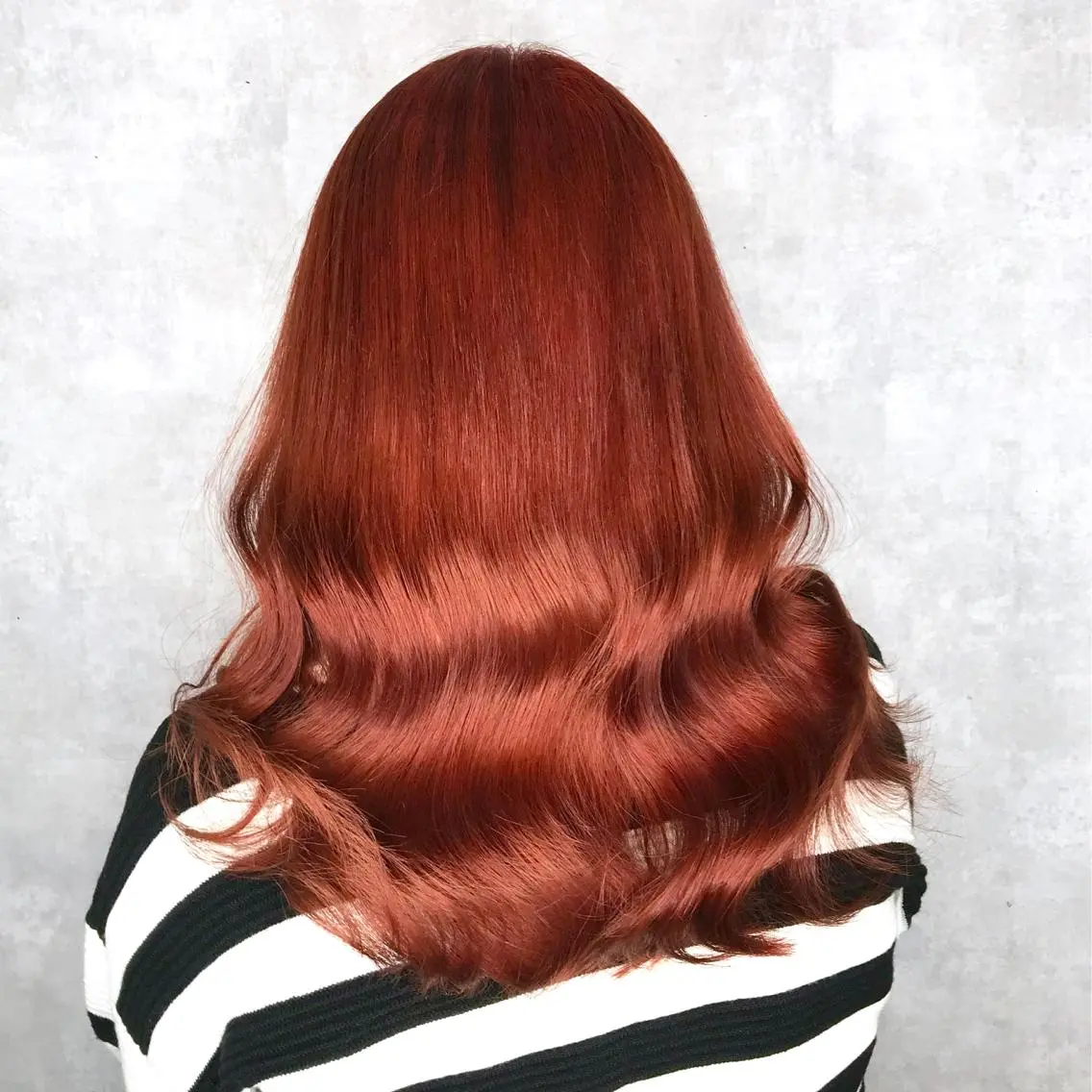 ロング カラー ブリーチ オレンジ ヨシンモリ ムルギョル巻き 韓国風ヘア K-POP好き美容師 🇰🇷Kai.Yのヘアスタイル
