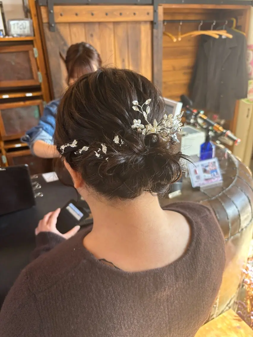 ヘアアレンジ ヘアセット NAGONSTYLE 田村　莉生のヘアスタイル