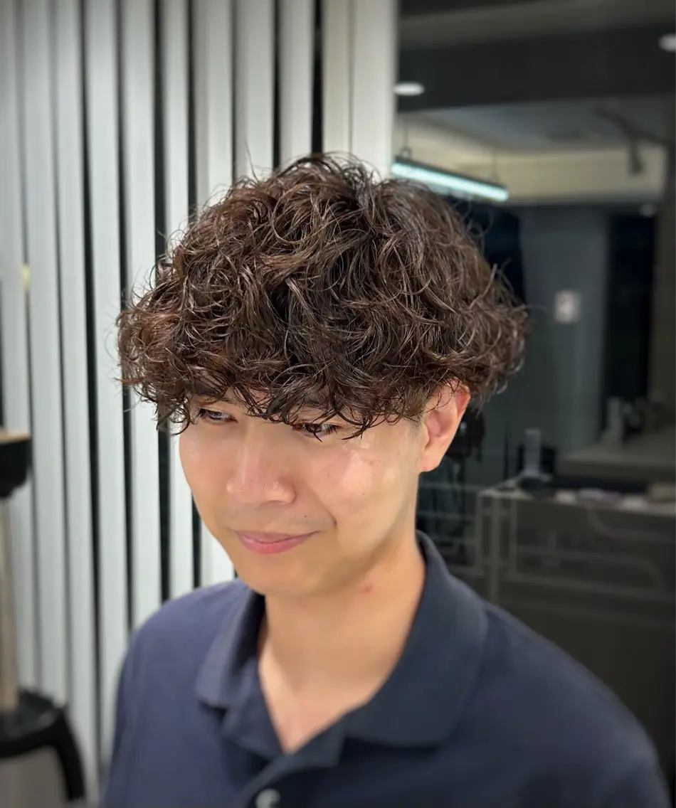 【メンズにおすすめ🏝️最新機器でパーマのもちUP🆙】カット＋Hydraid＋パーマ＋marbbの写真