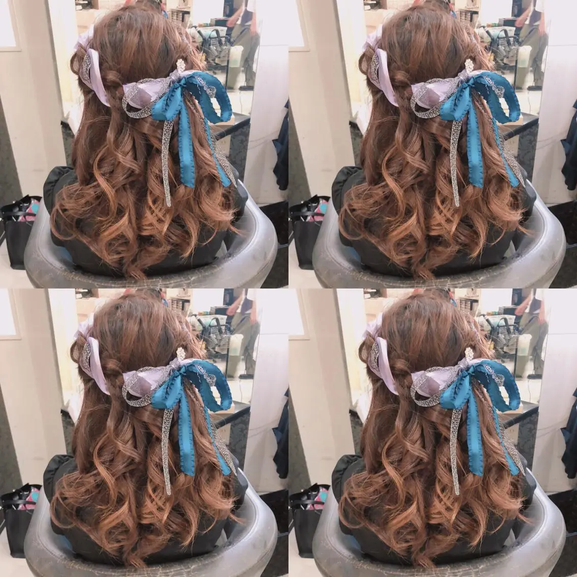 ミディアム ヘアアレンジ ハーフアップ 🌷MAYU 🌷のヘアスタイル