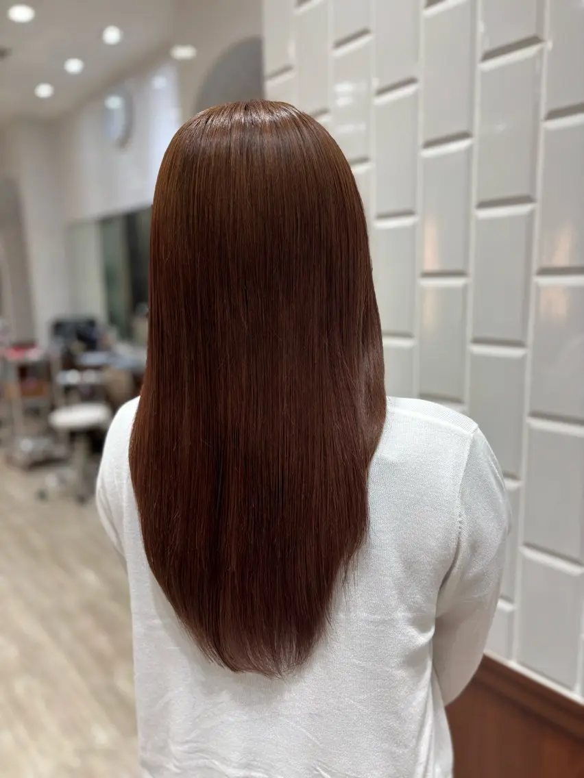 縮毛矯正 大家 ののかのヘアスタイル