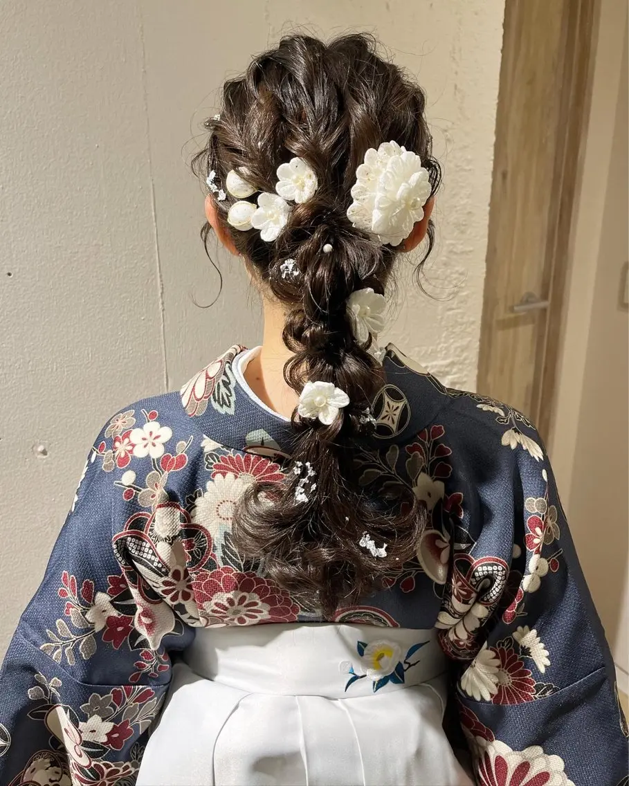 ヘアアレンジ 着付け サソウ ユリエ🥥のヘアスタイル