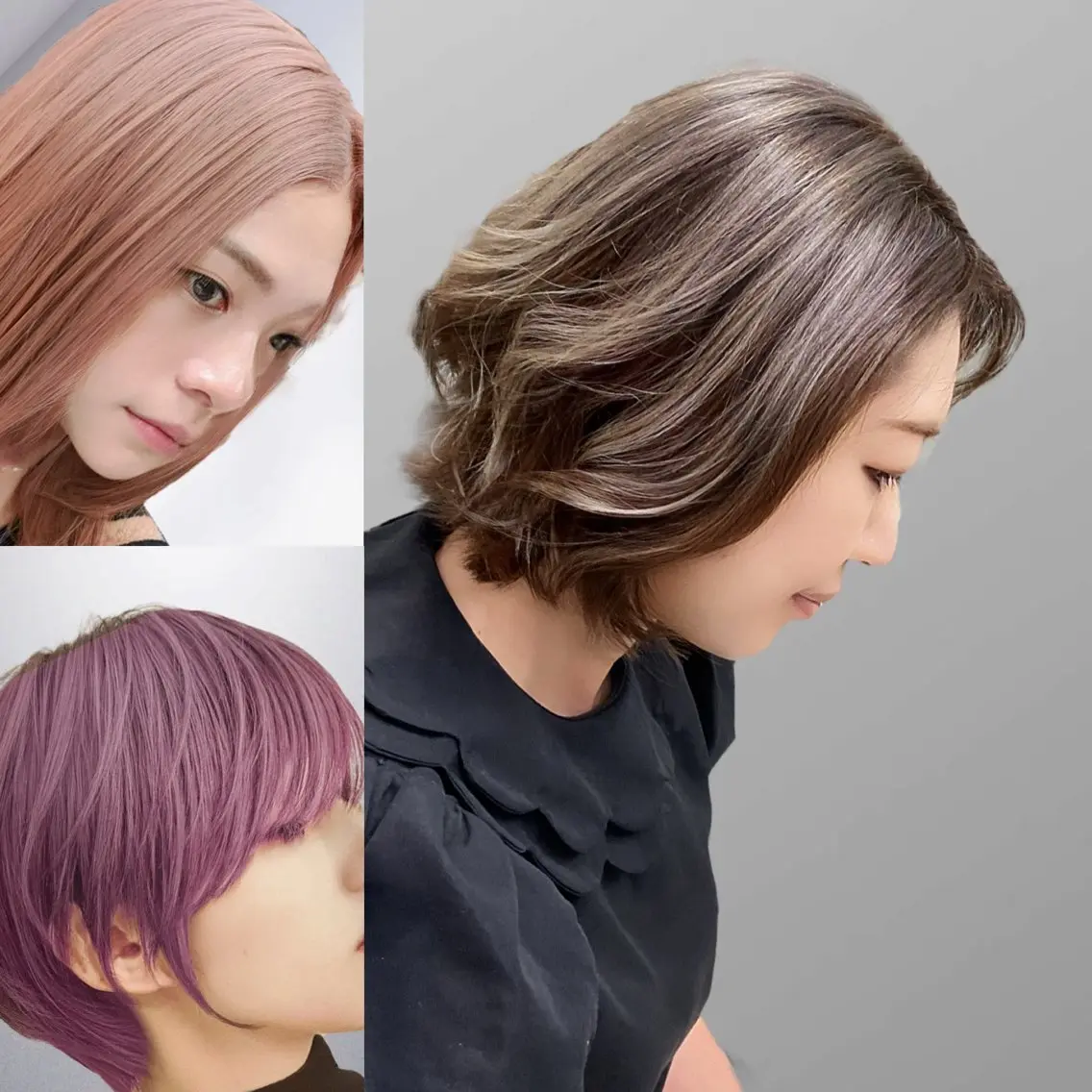 カラー au栄矢場町 似合わせカットのヘアスタイル
