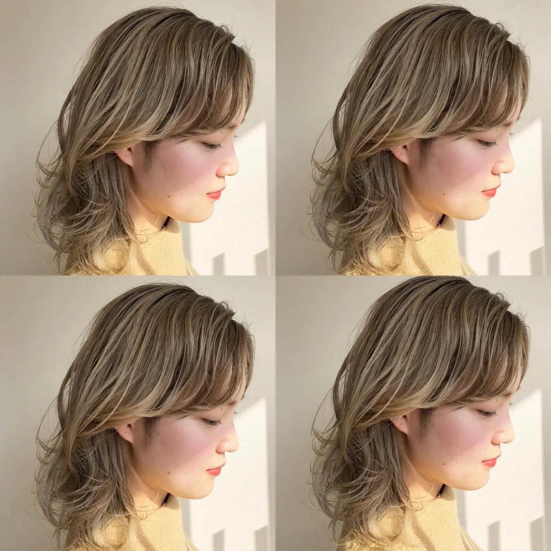 ショート カラー ブリーチ イエローカラー ウルフカット ヘアカラー 似合わせ レイヤー須川のヘアスタイル