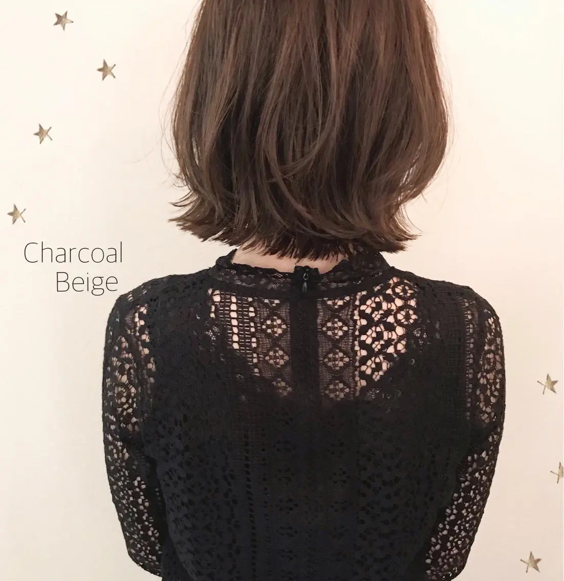 ミディアム カラー 市川 千夏のヘアスタイル