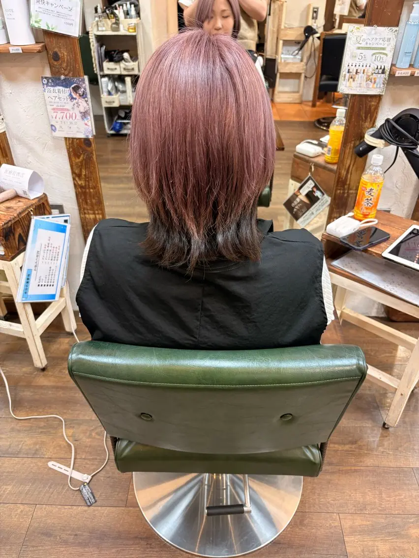 カラー 三宅　デザインカラー 透明感カラー✨のヘアスタイル