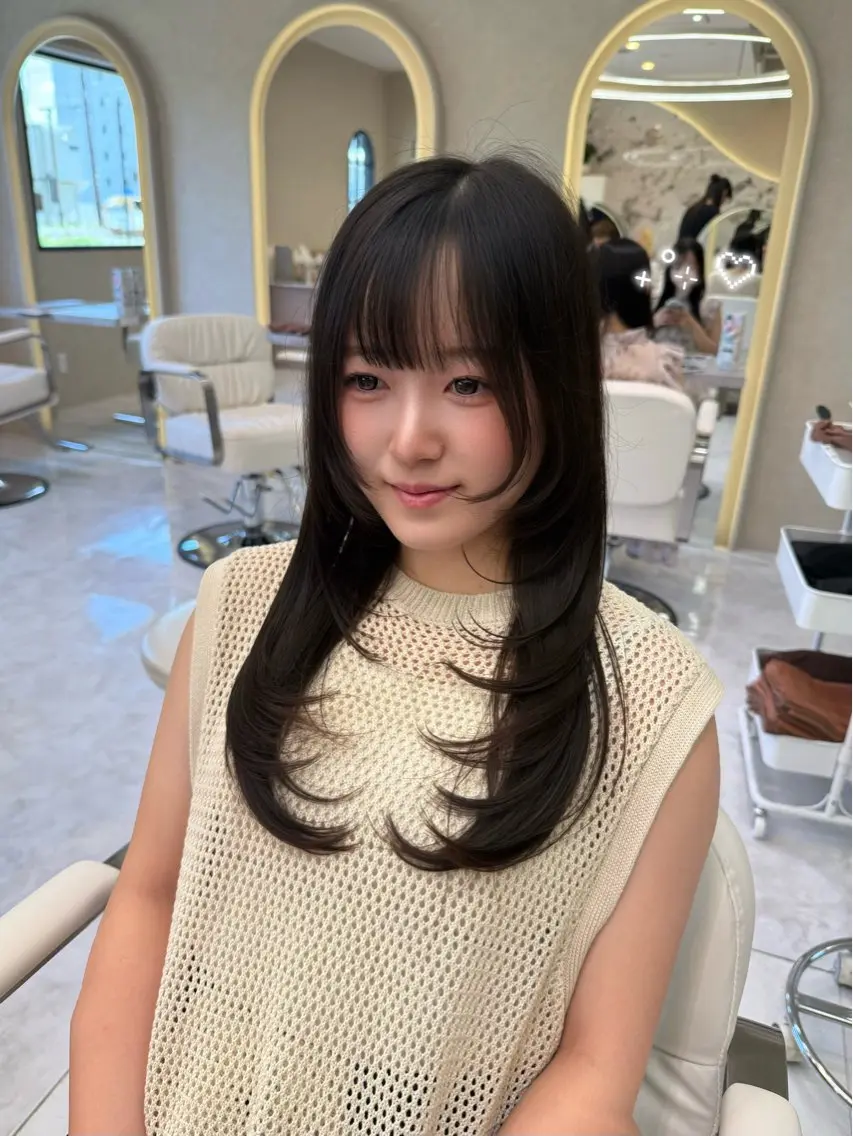 ロング カット Hinane ❤︎のヘアスタイル