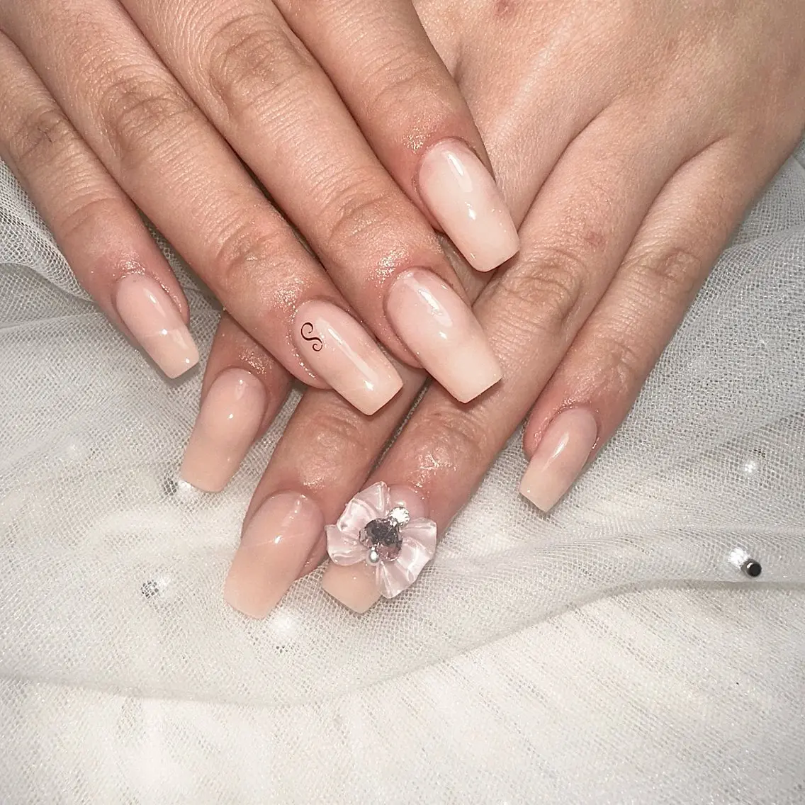 ネイル ワンカラーネイル スカルプネイル ハンドネイル Feel♡ JYURIAのネイルデザイン