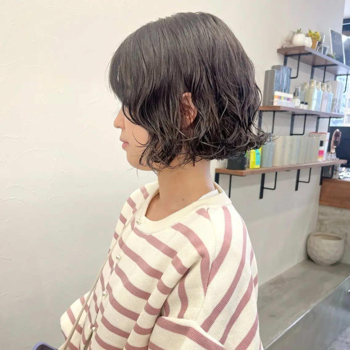 ショート パーマ ボブ 髪質改善 レイヤーカット 似合わせカット ショートヘア カット パーマ トリートメント 初めてのショート お任せください✂️のヘアスタイル