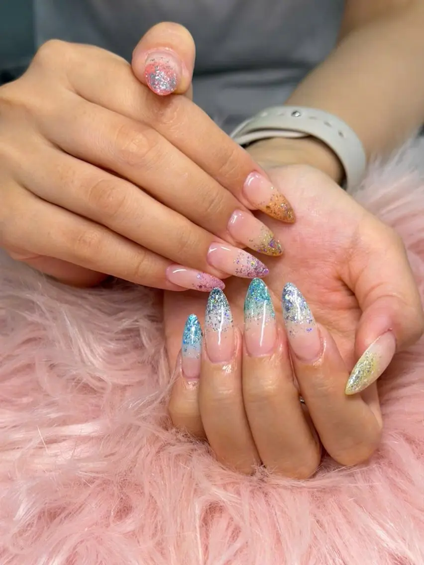 ネイル アートネイル フレンチネイル ジェルネイル 韓国ネイル マグネットネイル HAPPI NAIL 大国町のネイルデザイン