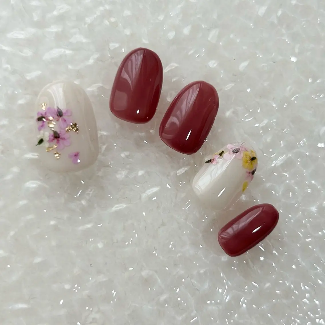 ネイル 春ネイル ハンドネイル M's salonのネイルデザイン