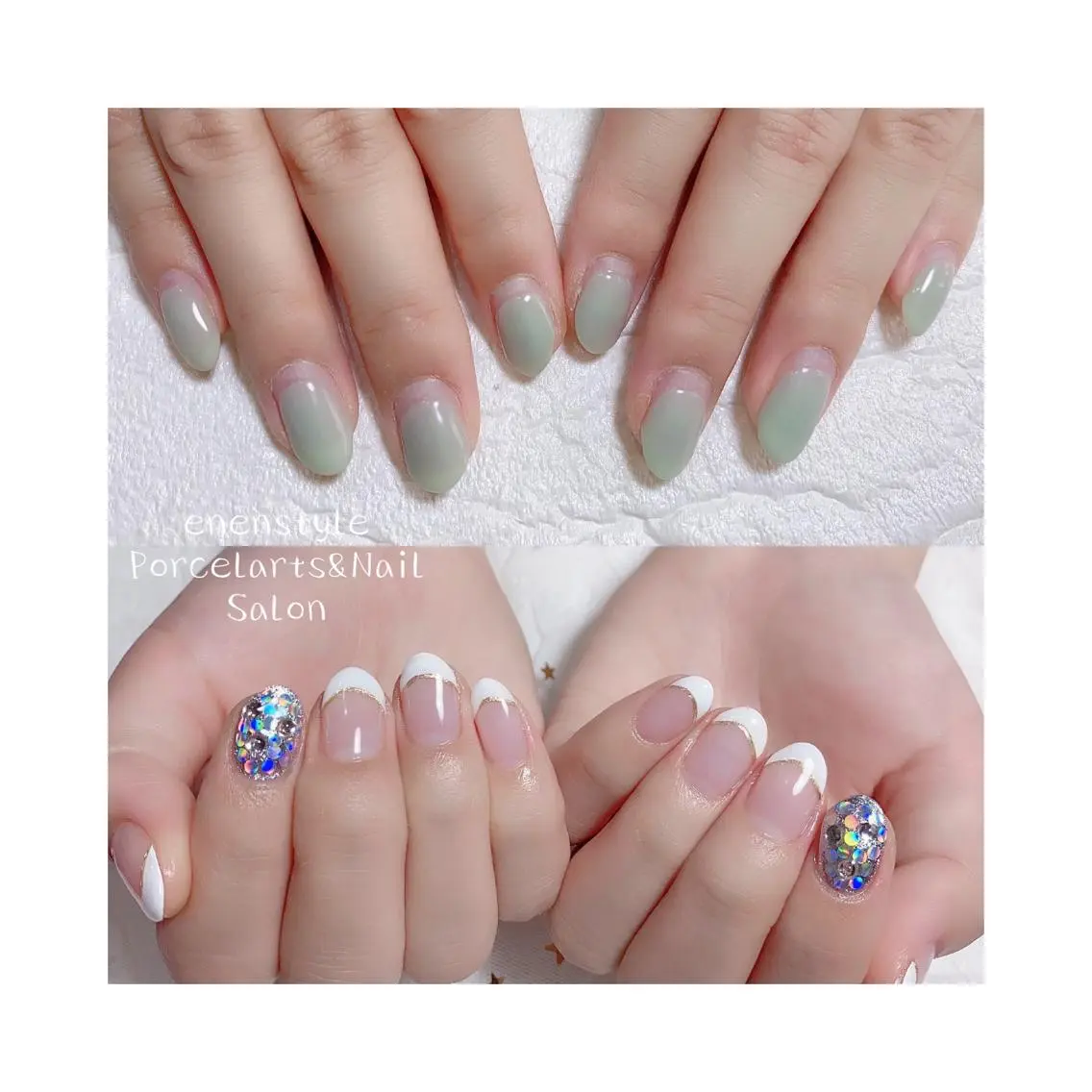 ミディアム ネイル ジェルネイル ニュアンスネイル オフィスネイル ワンカラーネイル パラジェル 🐾enen style 🐾のネイルデザイン