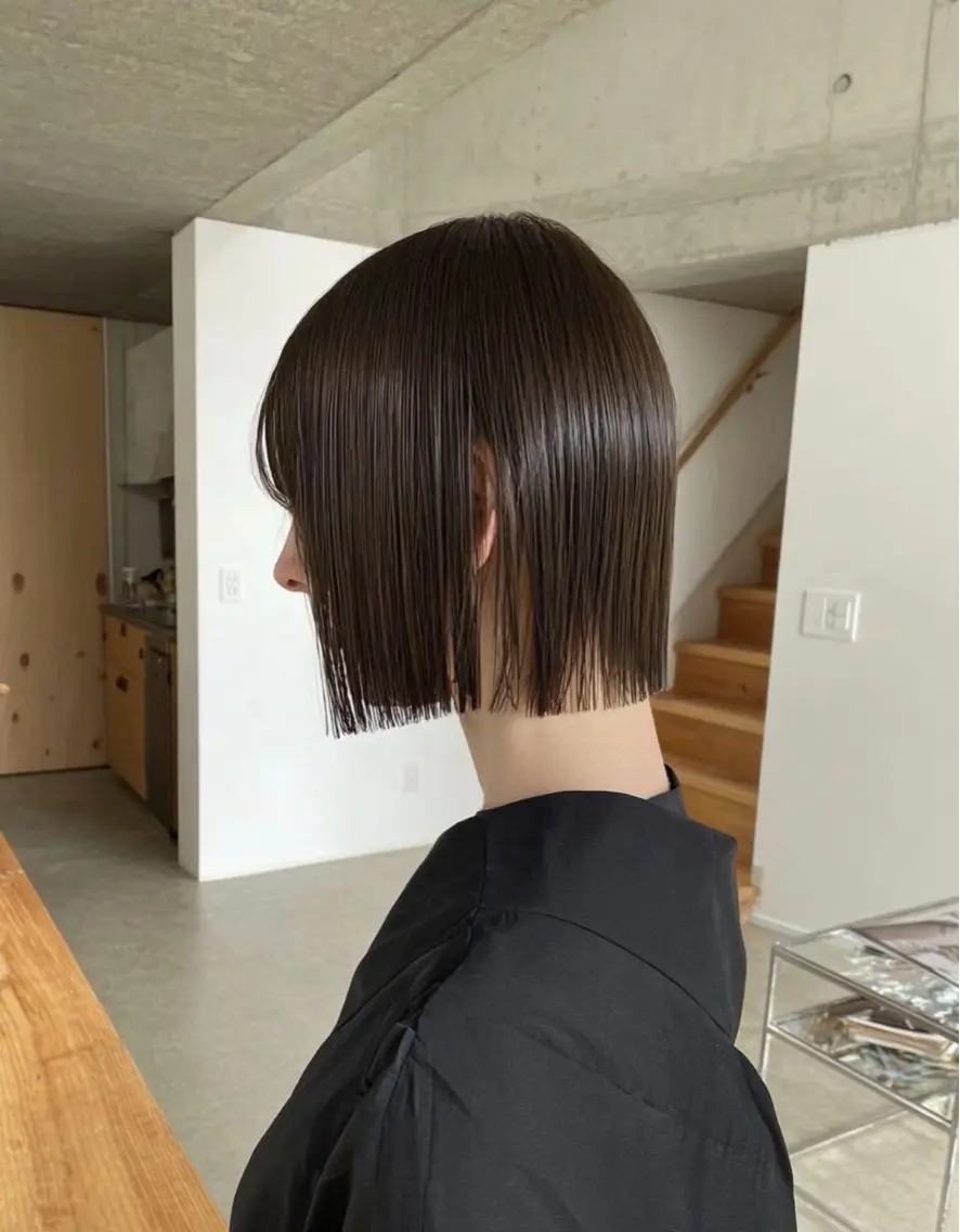 ショート トリートメント ヘアカラー トリートメント 上地 ㅤ⠀虹奈のヘアスタイル