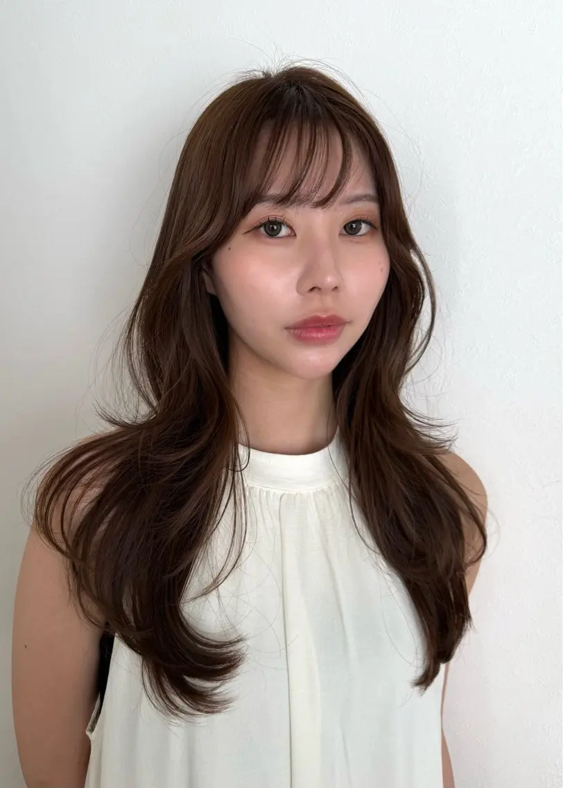 ロング カラー カット ヘアカラー トリートメント TRENCH　相澤 果歩のヘアスタイル