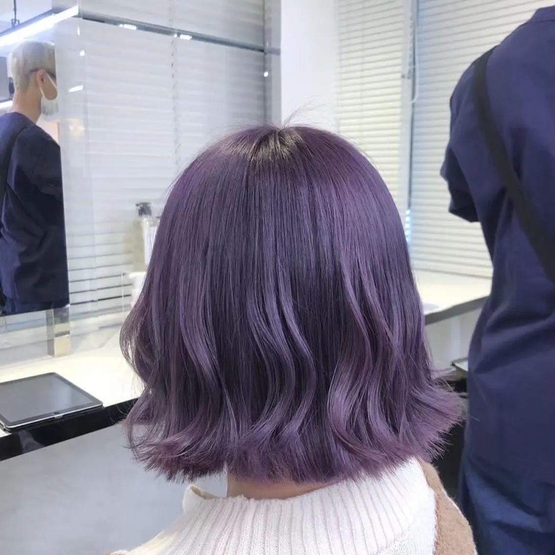 ミディアム ヘアカラー トリートメント ヘッドスパ ヘアセット ♡上品韓国髪♡ブラ ウン/SAYATOのヘアスタイル