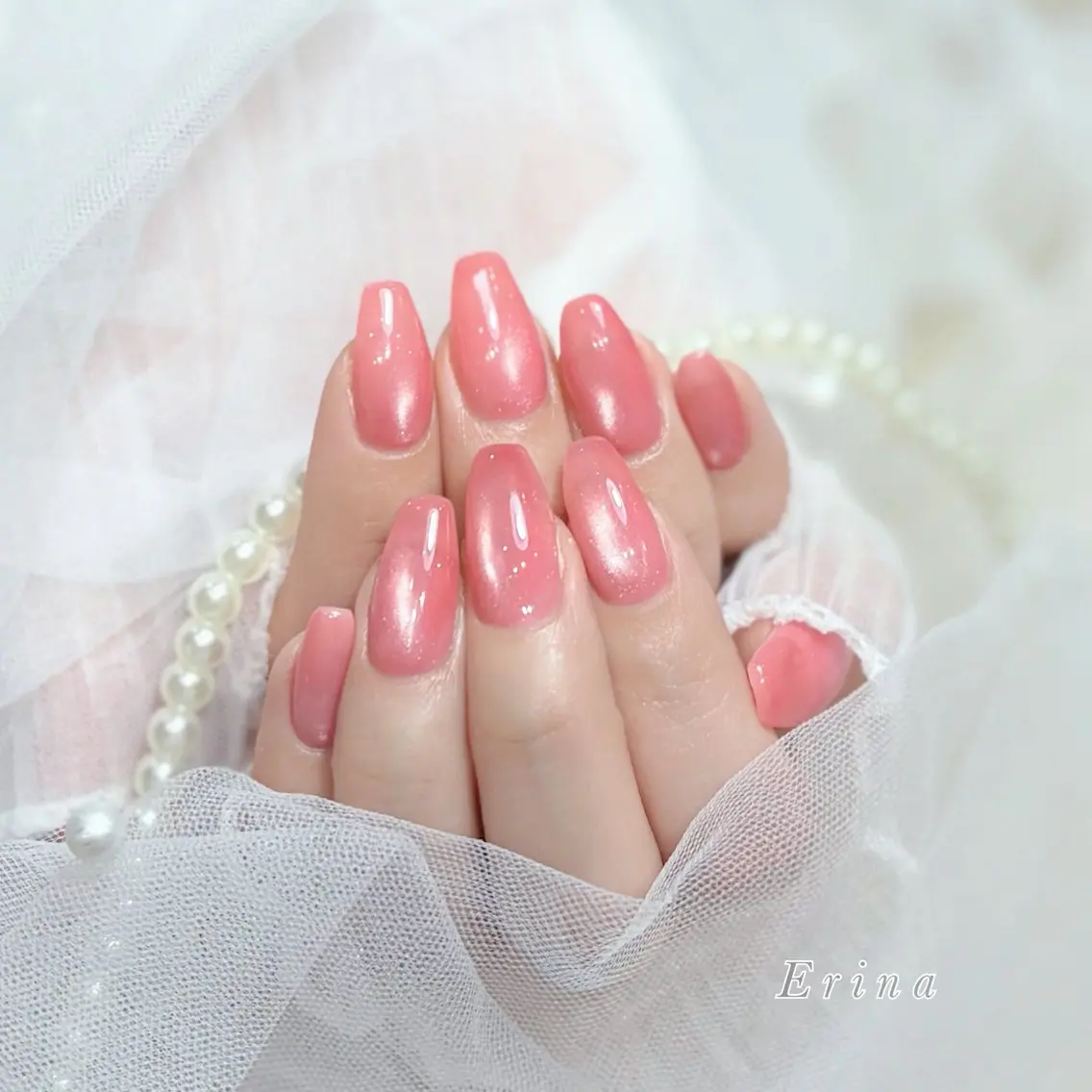 ネイル Erina🐱 フィルイン💅パラのネイルデザイン