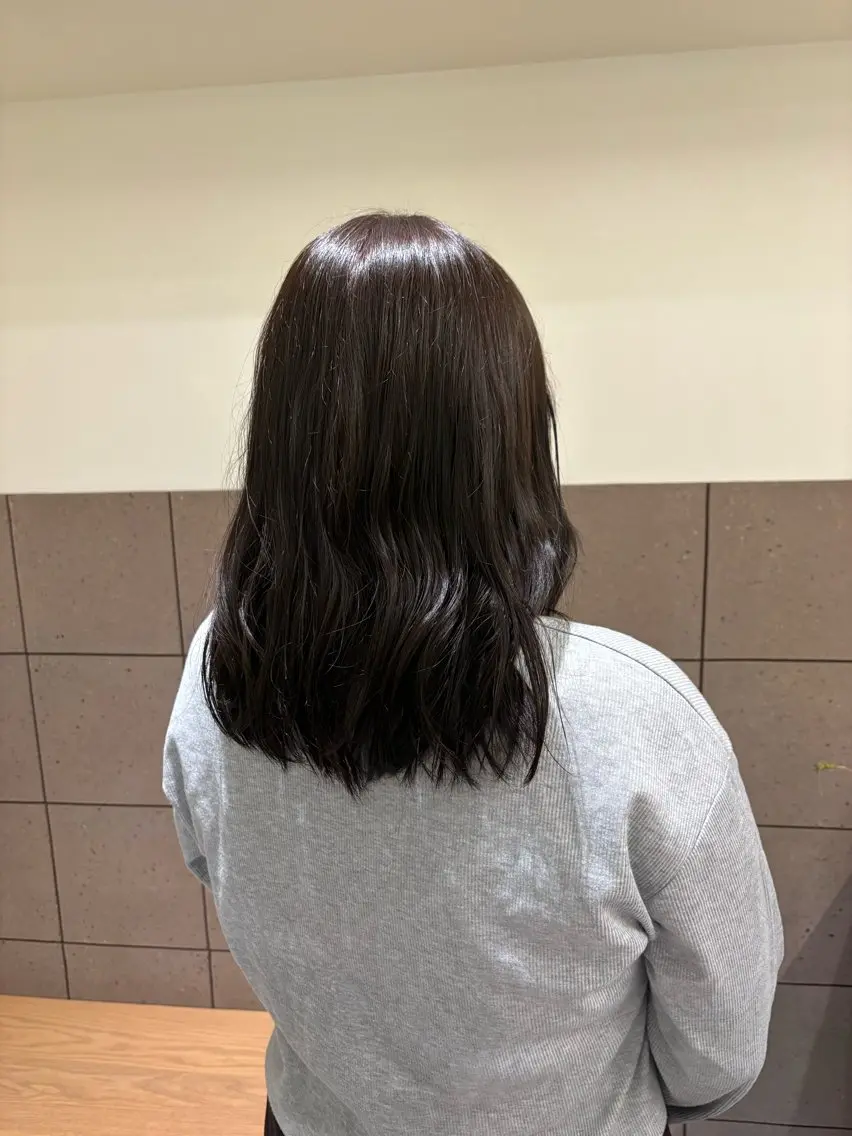 ミディアム カラー カット ヘアカラー トリートメント natsuki /HUIのヘアスタイル