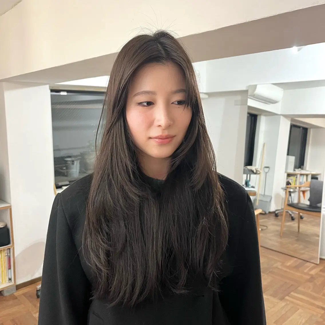 ロング カット 小林 かんなのヘアスタイル