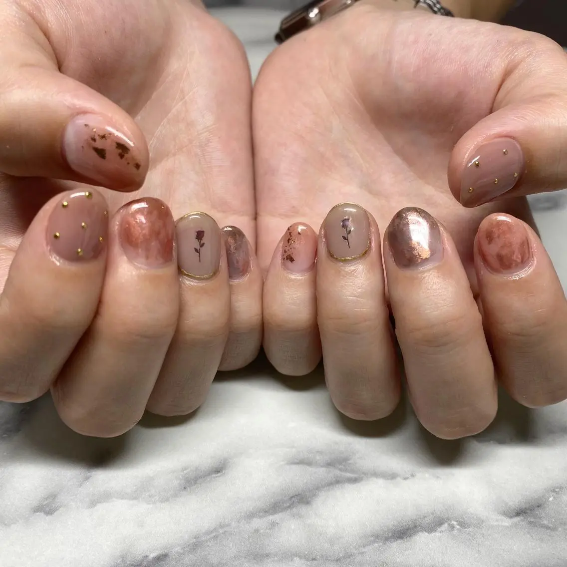 ネイル 持ち込み ハンドネイル ND NAIL Ayakaのネイルデザイン