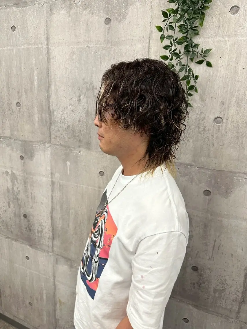 メンズ パーマ 古橋 瑞希のヘアスタイル