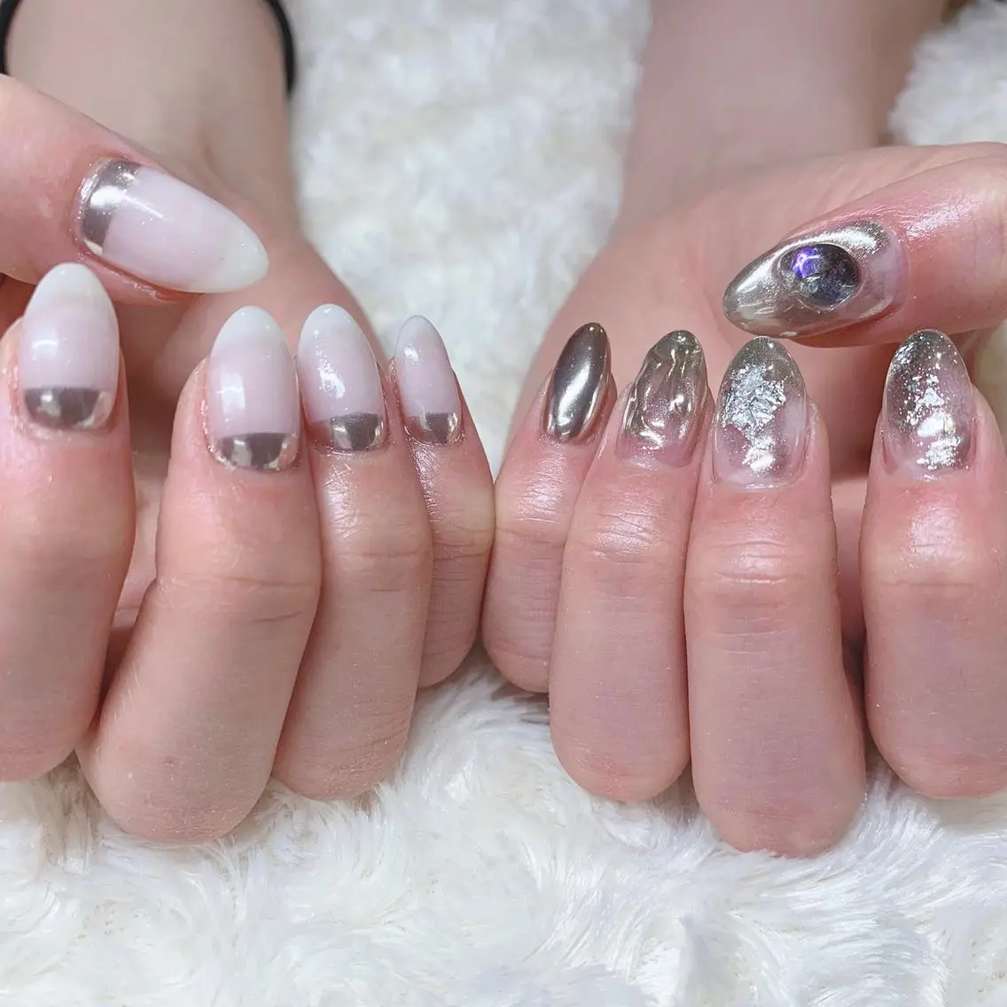 カラー ネイル ハンドネイル Cozy_ ilumのネイルデザイン
