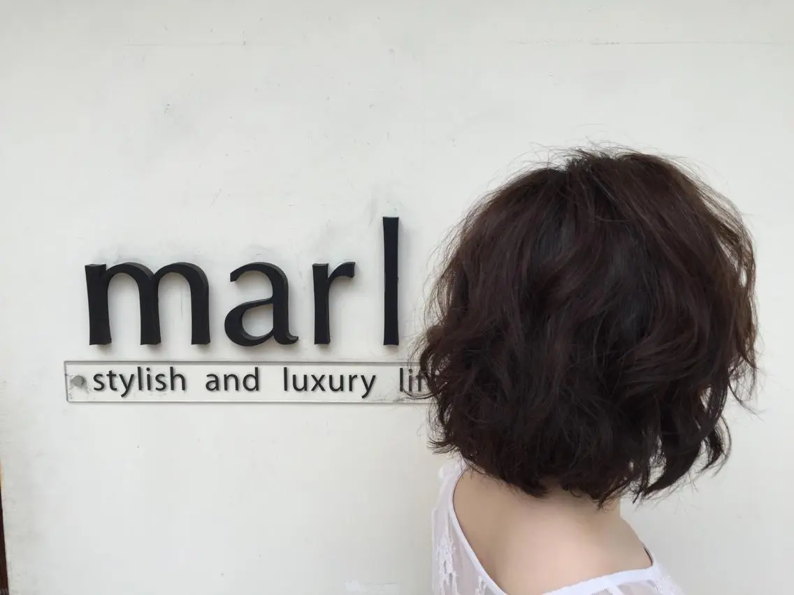ショート ミディアム カラー グレージュ 撮影モデルさん募集 渡邊直幸のヘアスタイル