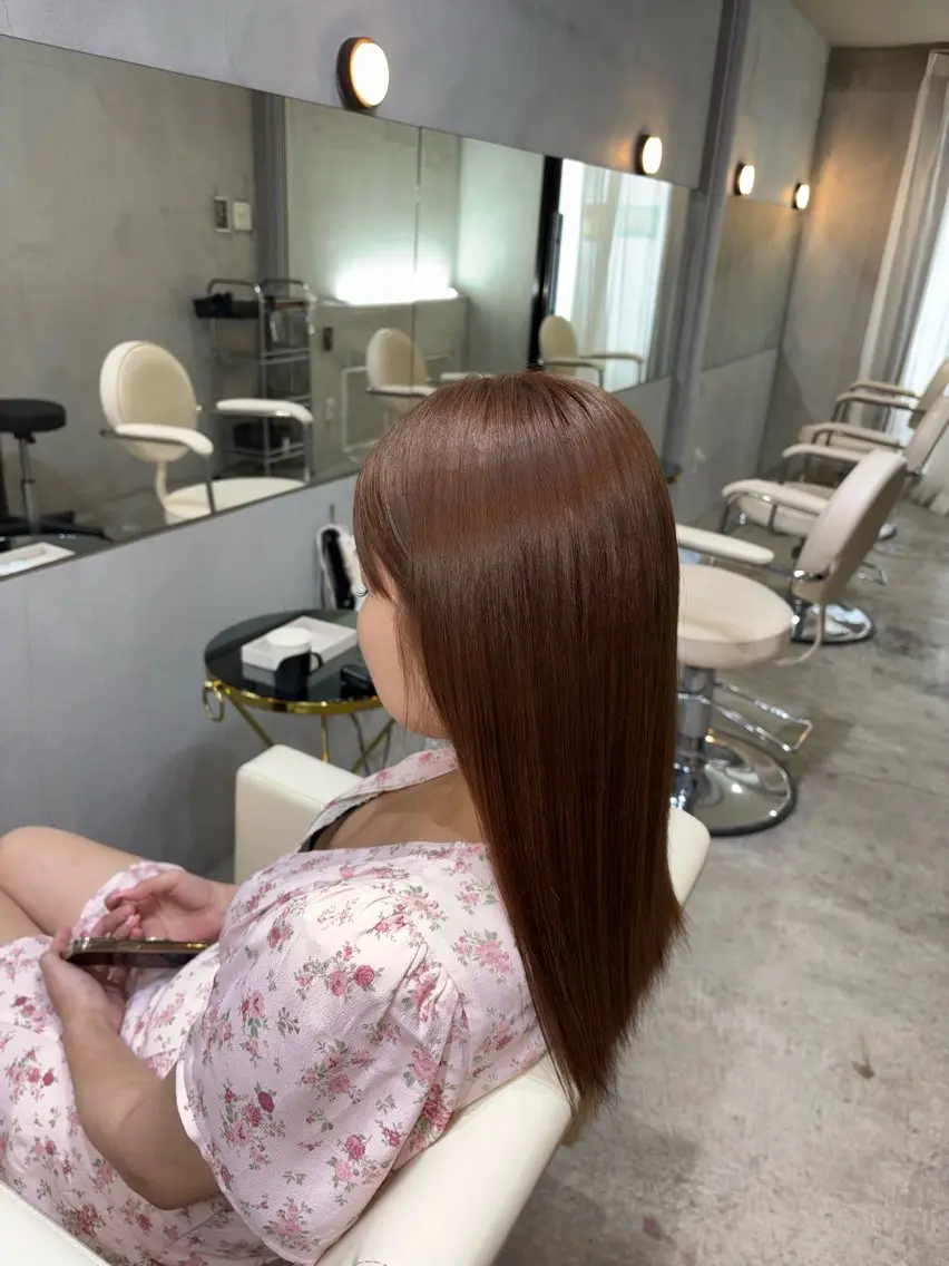 セミロング カラー ヘアカラー 松井   結愛/ ユアのヘアスタイル