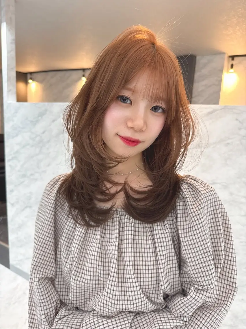 ロング カラー ヘアカラー 𝐑𝐀𝐈𝐇𝐀 /カラーモデル🤍のヘアスタイル