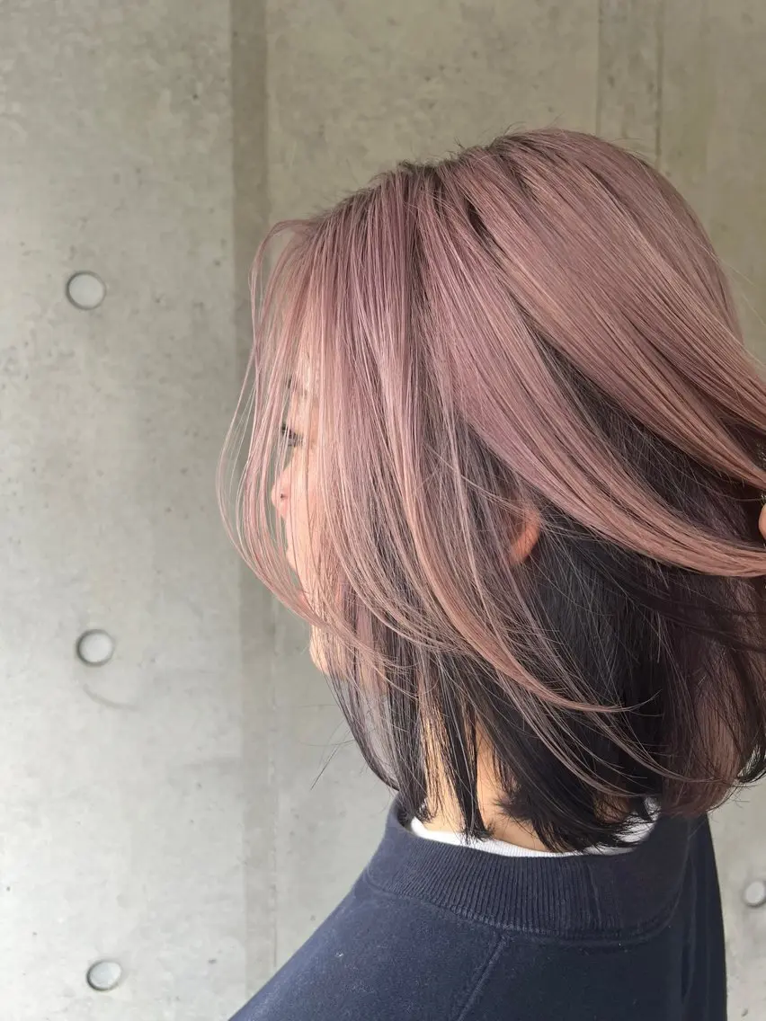 ミディアム カット ヘアカラー 南砂hairmake Feluceのヘアスタイル