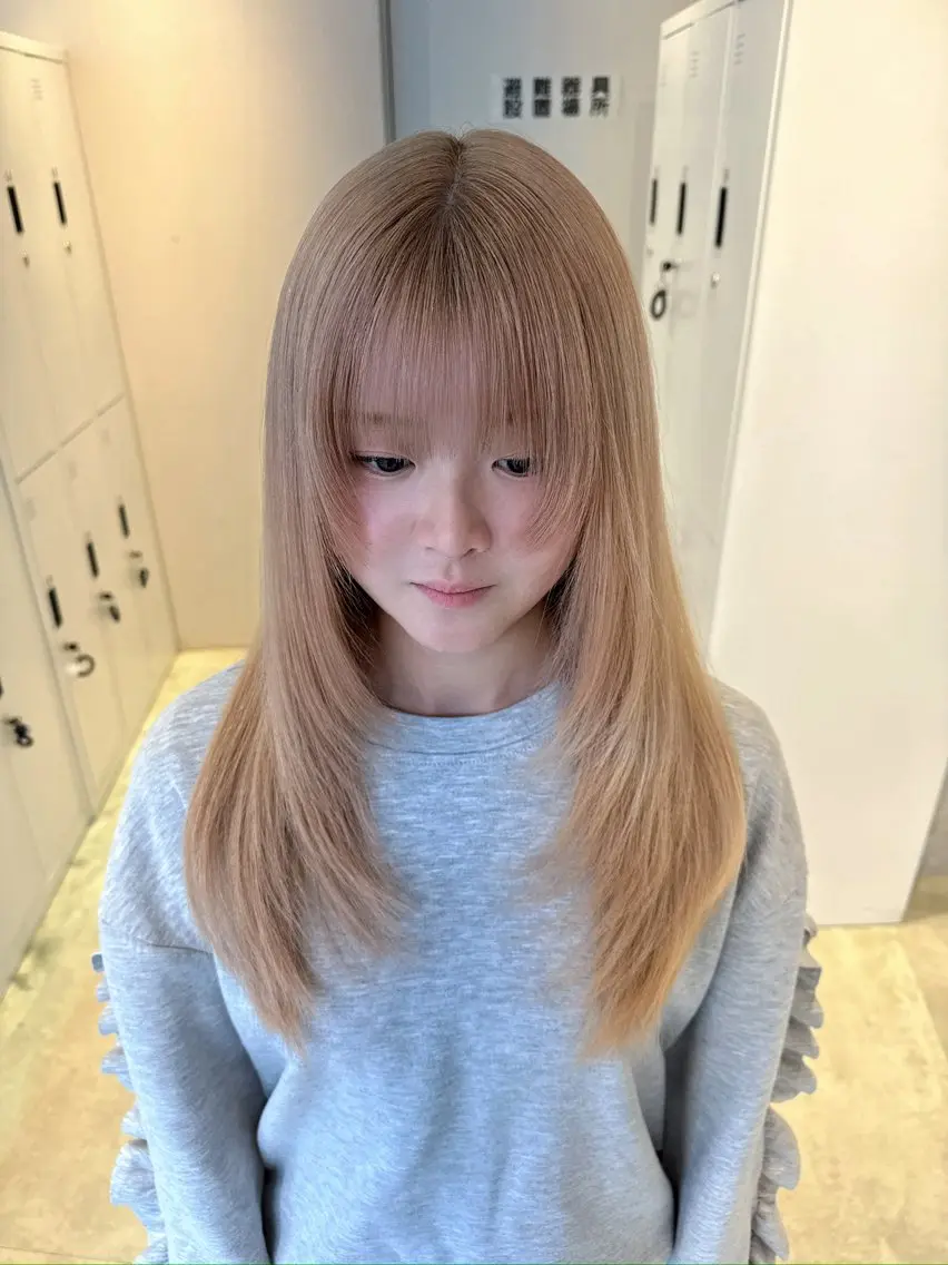 カラー カット ヘアカラー トリートメント 透明感カラー✨艶髪 制作🌱山根あゆみのヘアスタイル