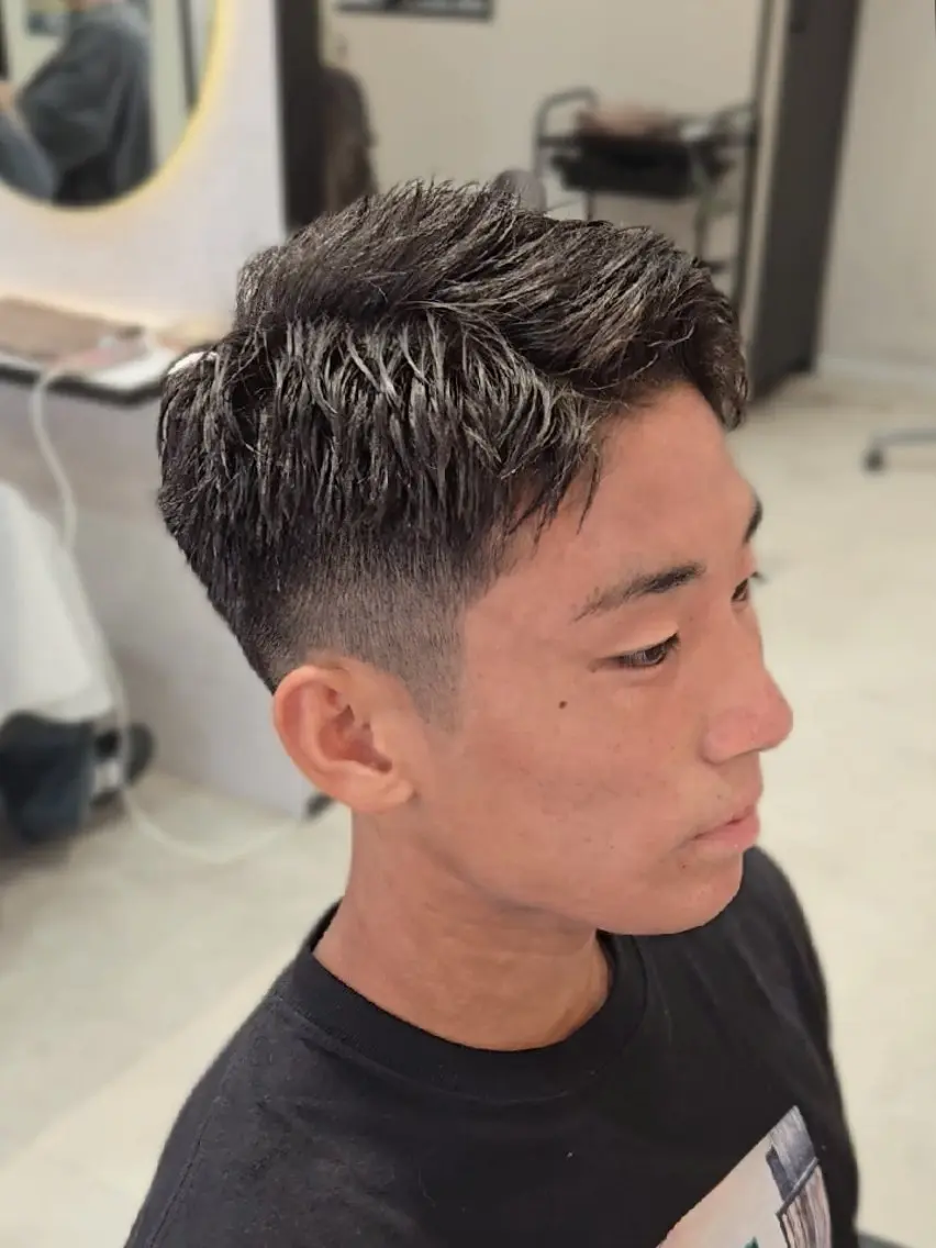 メンズ ショート パーマ メンズパーマ カット パーマ ヘアセット LEN名古屋/パーマ 海外ヘア/メンズ特化のヘアスタイル