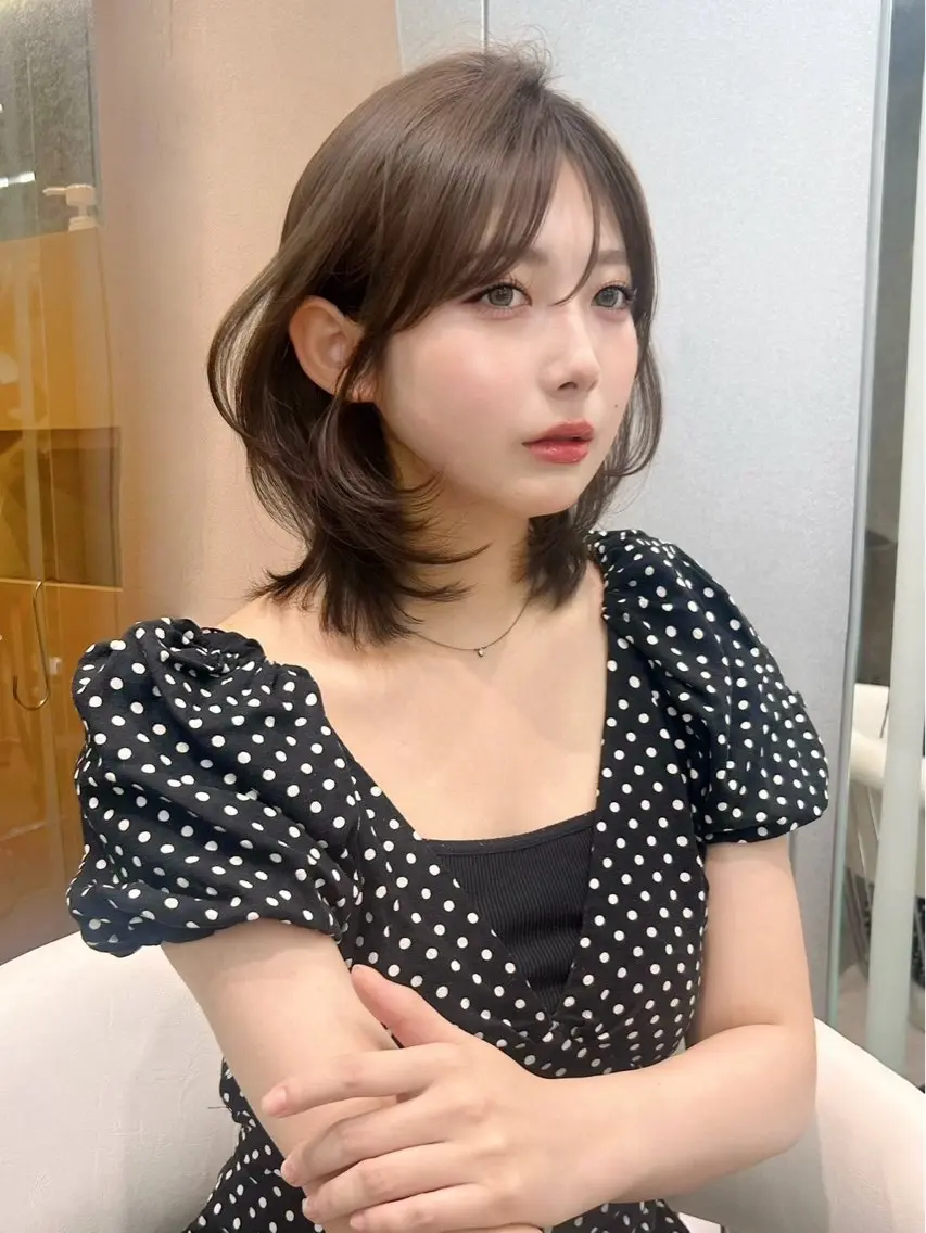 ショート カット トリートメント ヘアセット 大宮ブリーチ縮毛⭕️ 暗髪レイヤーしょうまのヘアスタイル