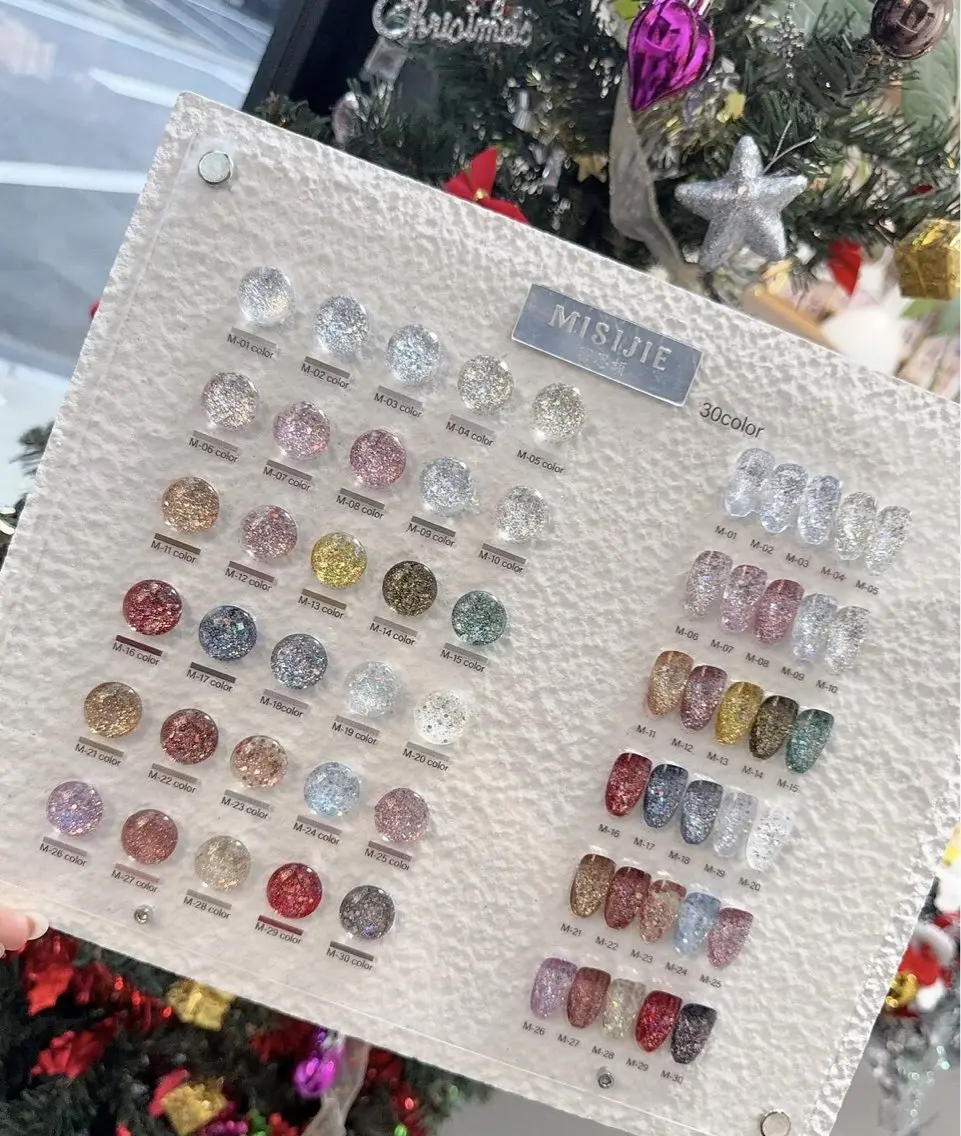 ラメワンカラー 新規オフ無料【長さだしオフ+1500/アクリルオフ+2000/チップ再利用＋1000円】の写真