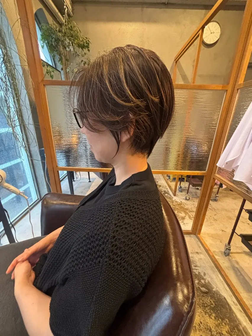 ショート カット 店長 大方康暉のヘアスタイル