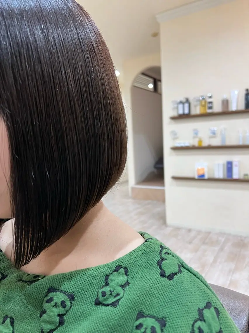 ミディアム カラー 髪質改善 新越谷noble店長 松本拓也▶◀*.のヘアスタイル