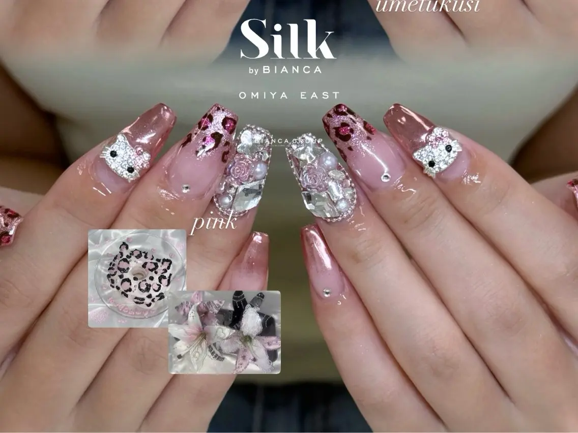 ネイル ハンドネイル 🎀Silk by Bianca陽菜果のネイルデザイン