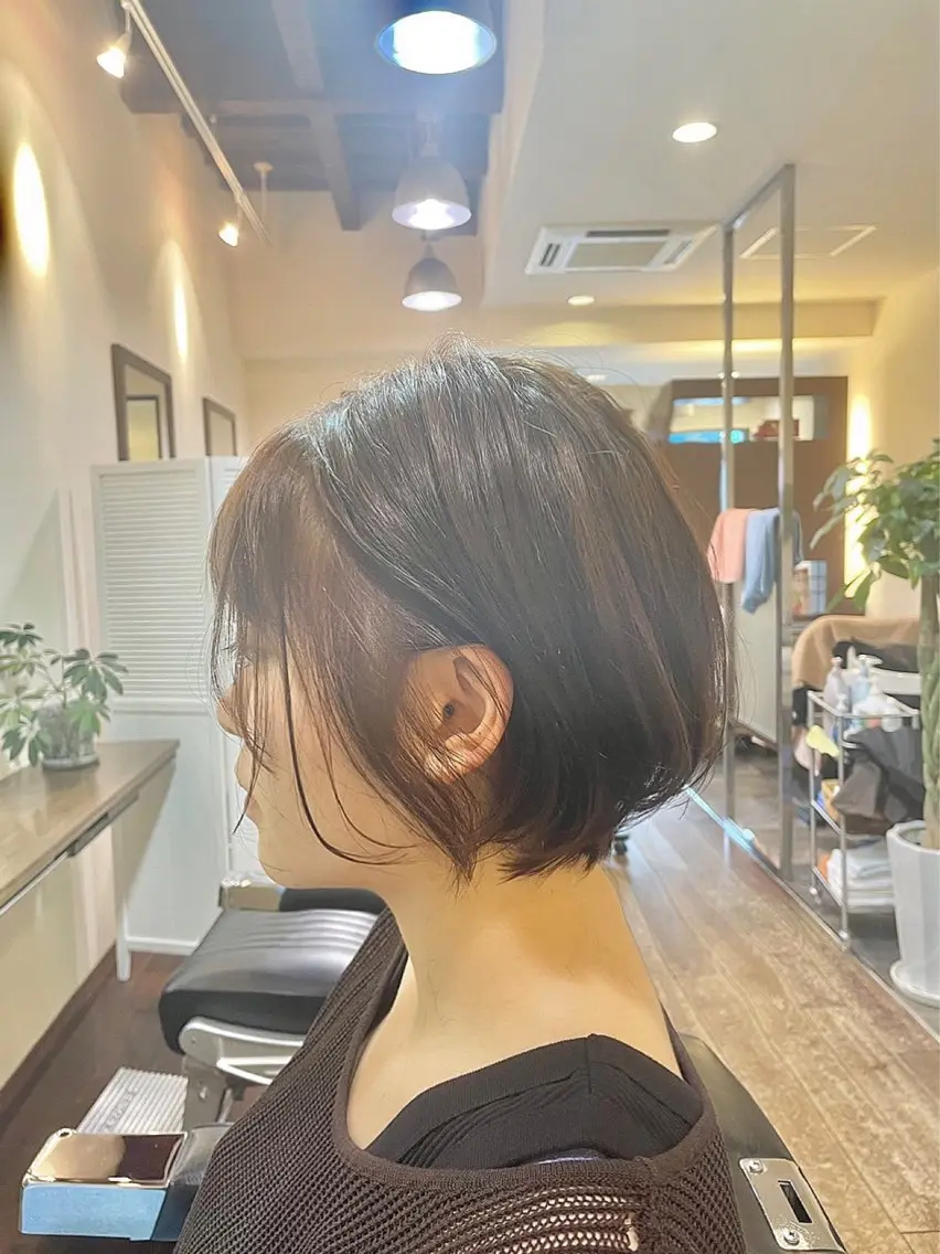 ショート ショートボブ ボブ ショートヘア 中川 淳一朗のヘアスタイル