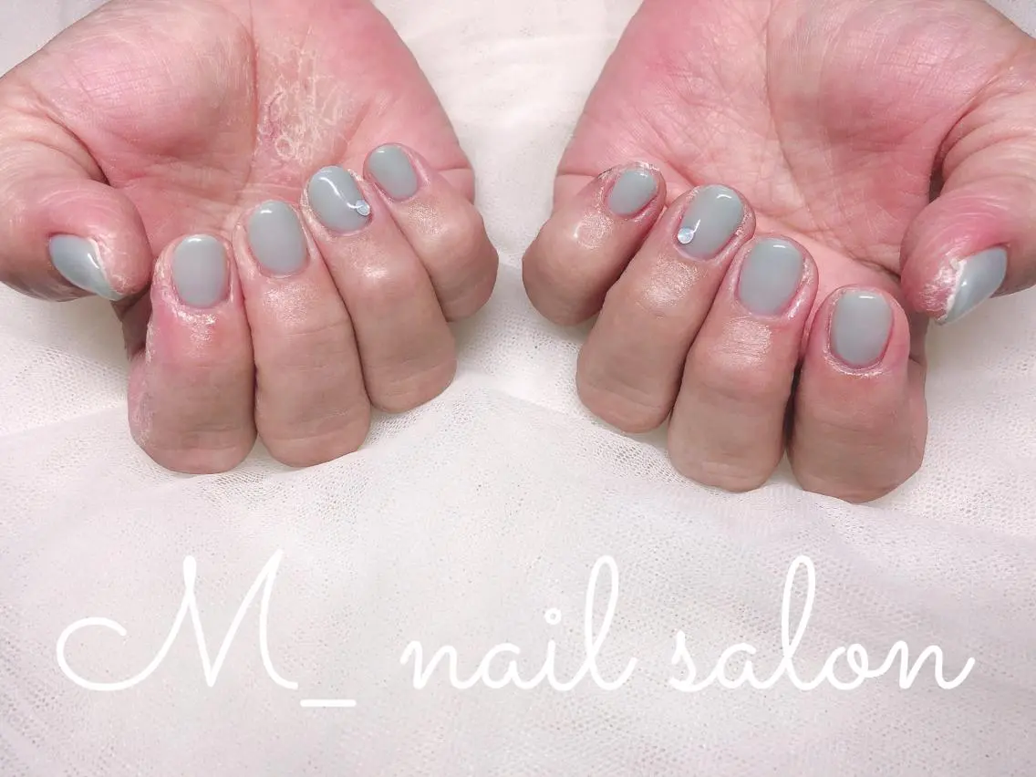ネイル ワンカラーネイル M_ nail salonのネイルデザイン