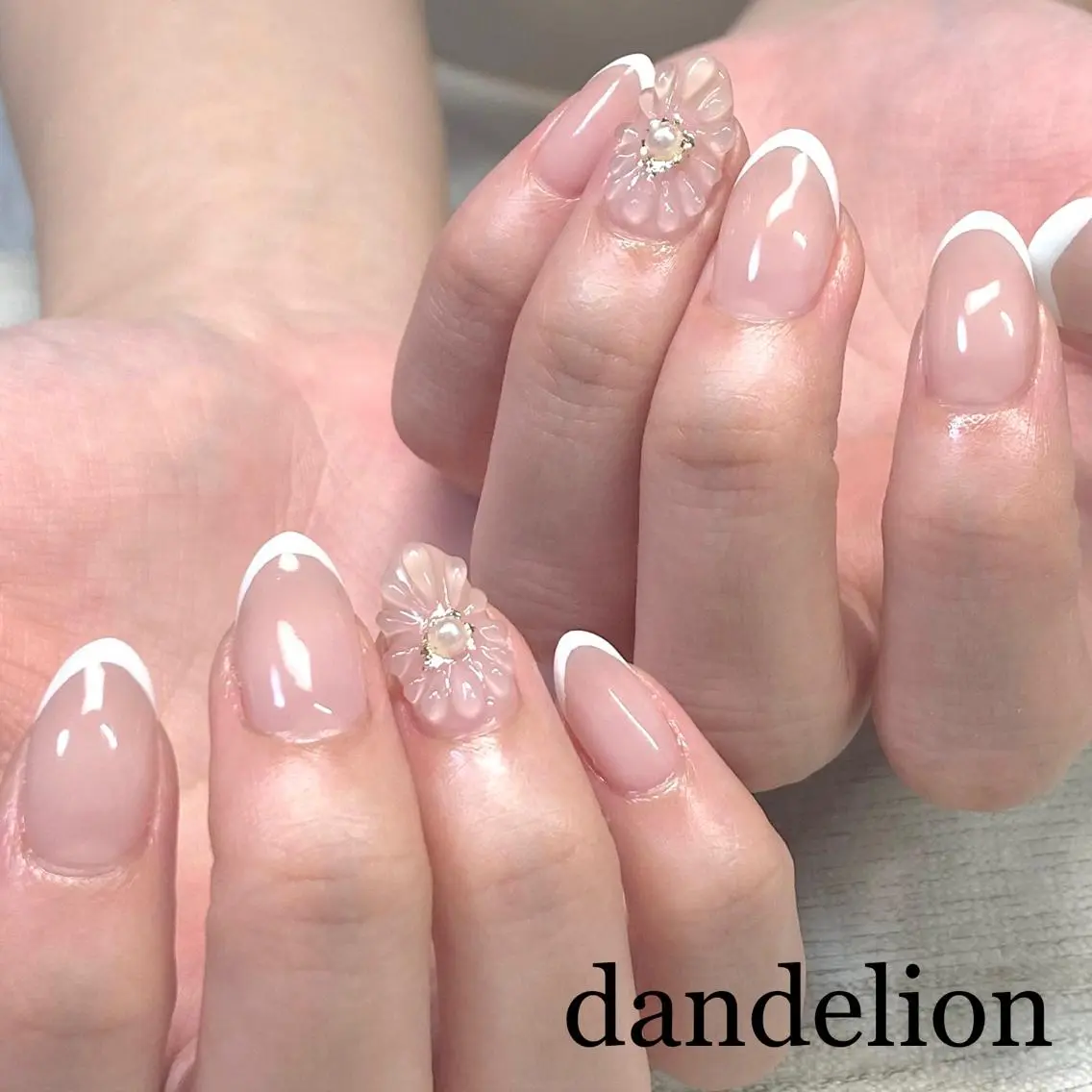ネイル ハンドネイル ハンドケア dandelion ダンデライオンのネイルデザイン