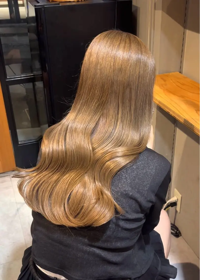 ロング カラー ヘアカラー トリートメント 【ioe 元町】 🎀希 歩🎀のヘアスタイル