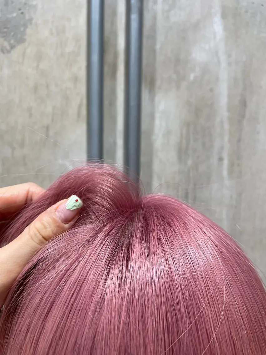 ミディアム カラー ブリーチ ヘアカラー トリートメント 🪿透明感/艶カラー ﾜﾀﾅﾍﾞｱｵｲのヘアスタイル