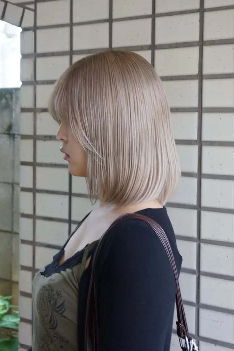 ミディアム ヘアカラー 愛心manami HOPEのヘアスタイル
