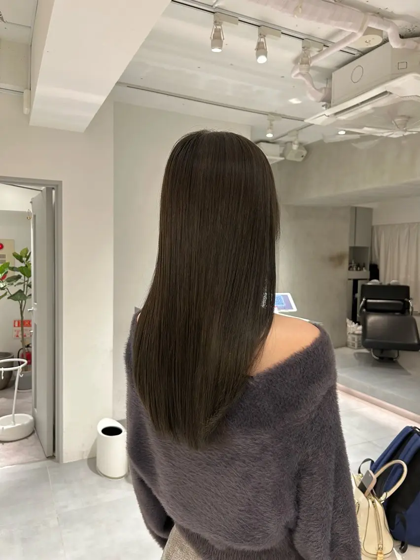 ロング カラー カット ヘアカラー 🧚つやさらhair 🧚manakaのヘアスタイル