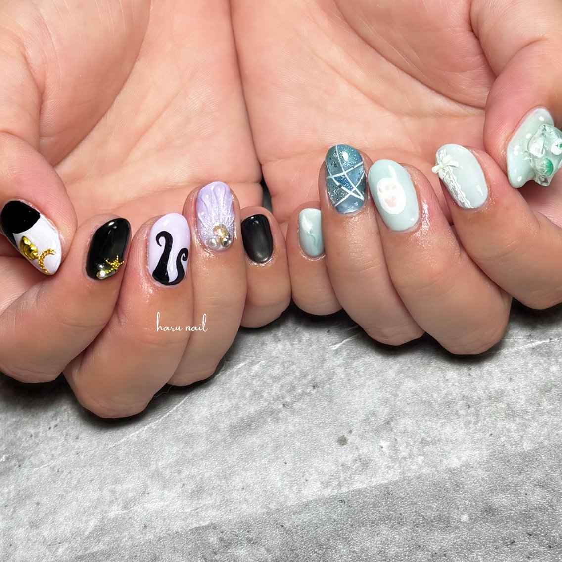 ネイル ハンドネイル harunail Shionのネイルデザイン