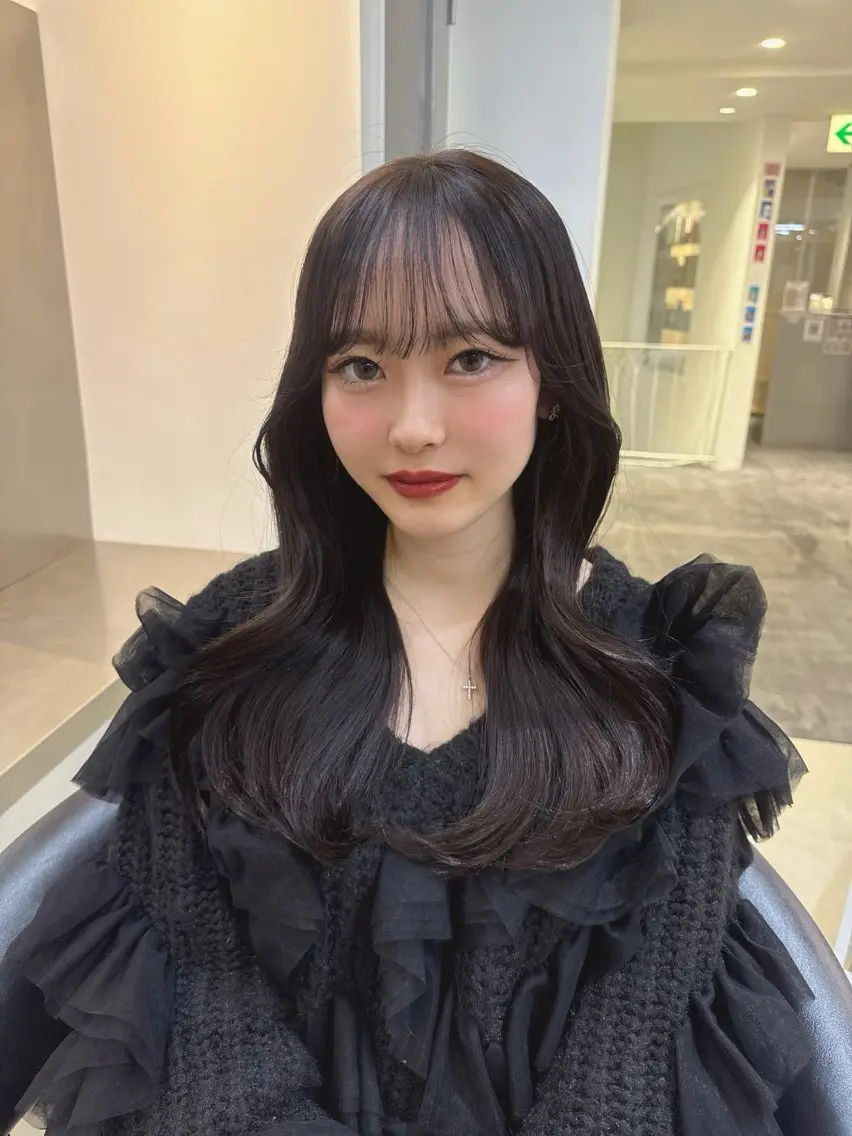 ロング カラー 韓国風ヘア ヘアカラー うる艶カラー 🪐💫serenaのヘアスタイル