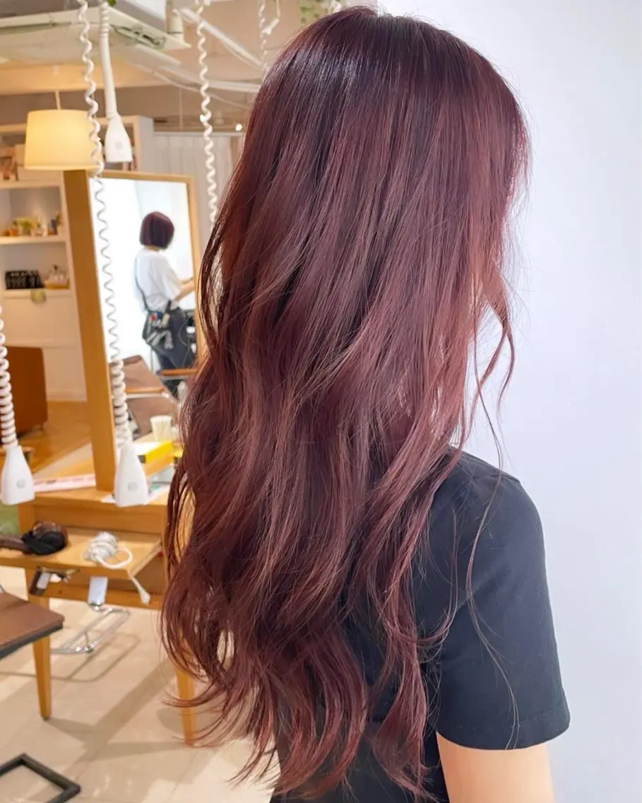 ロング カラー カット ヘアカラー トリートメント 過去一の柔髪ヘア 🌿einshairのヘアスタイル
