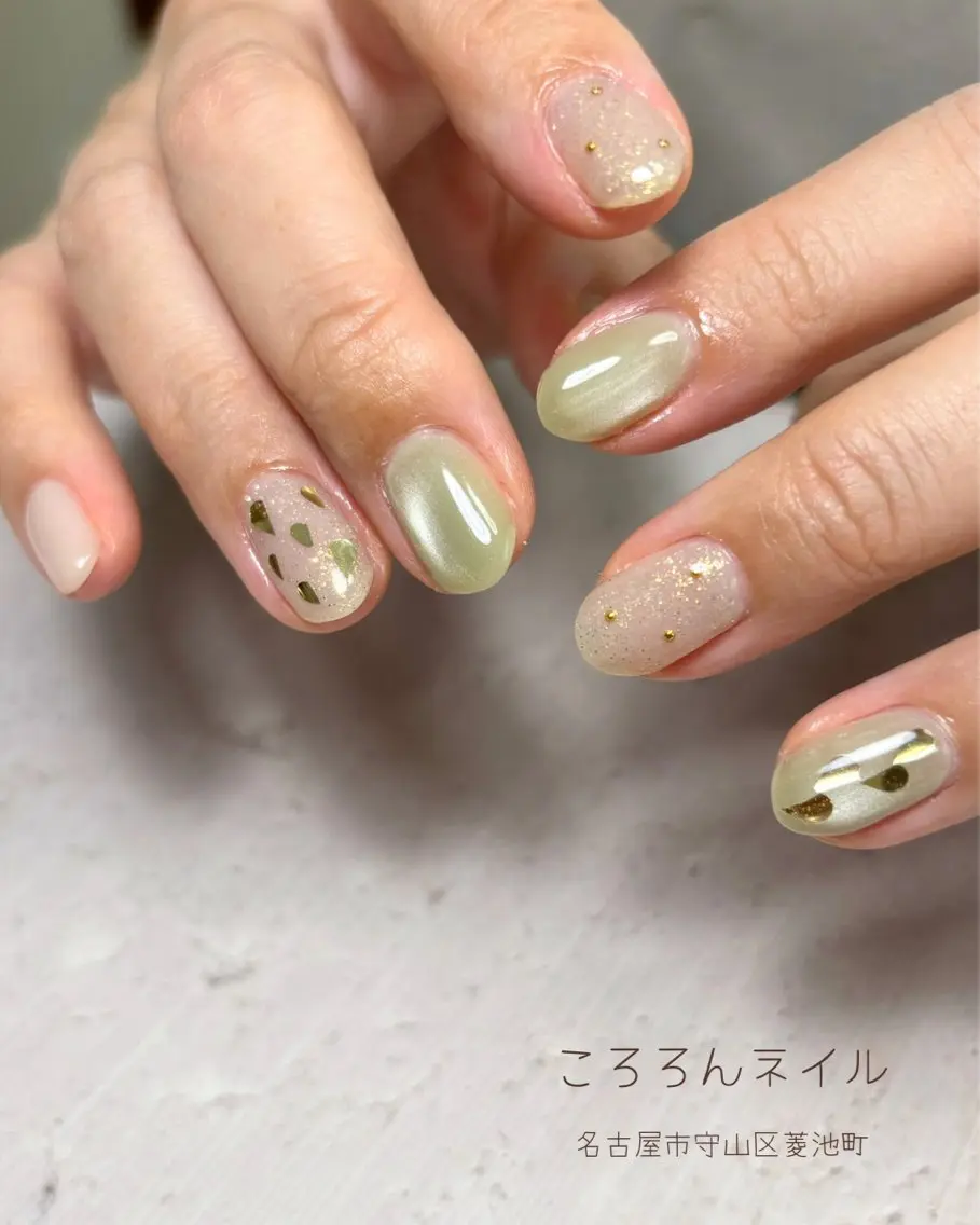 ネイル ハンドネイル ころろんネイル nazuのネイルデザイン