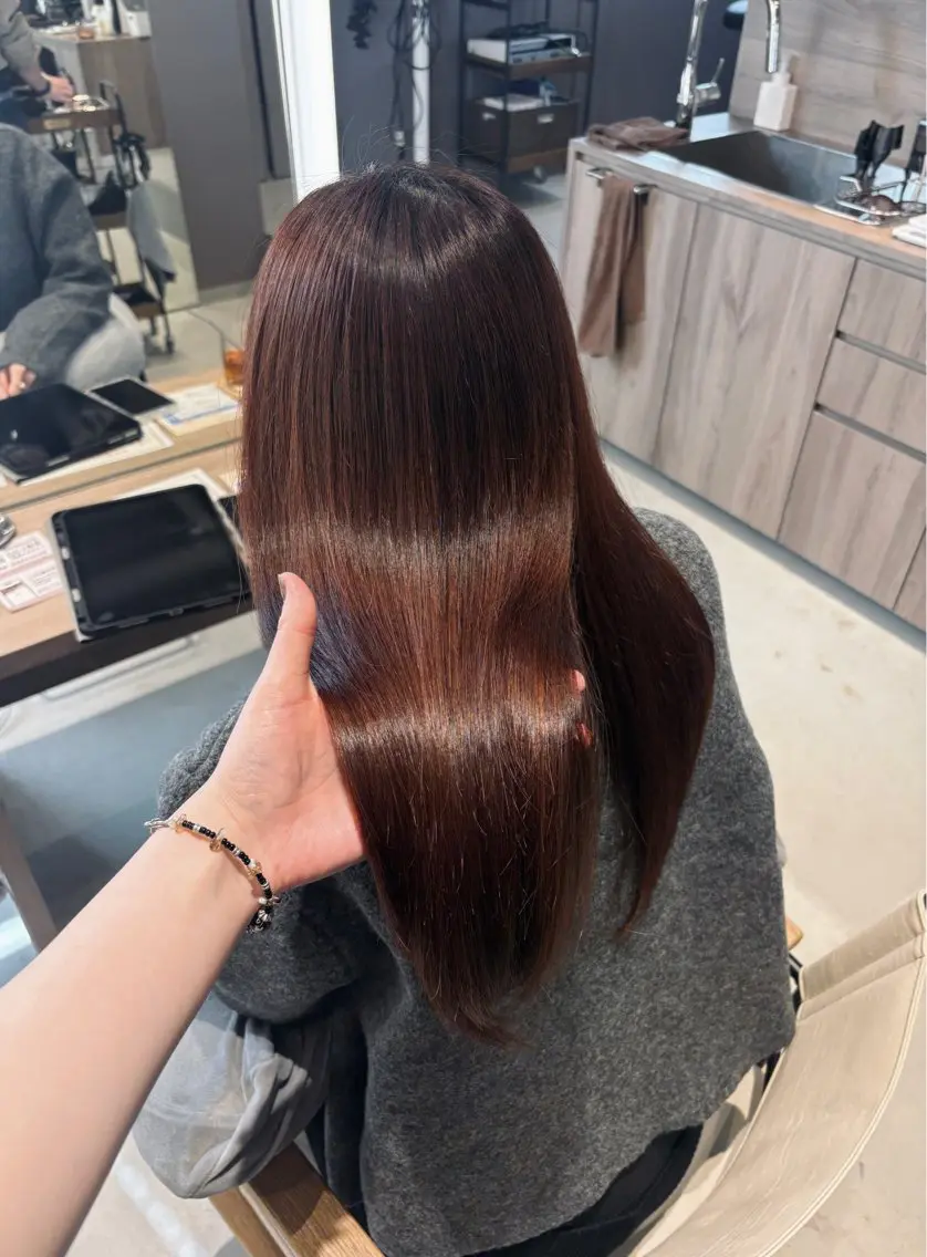 ロング トリートメント ヘアカラー トリートメント 透明感カラー✨️/ 髪質改善/senaのヘアスタイル