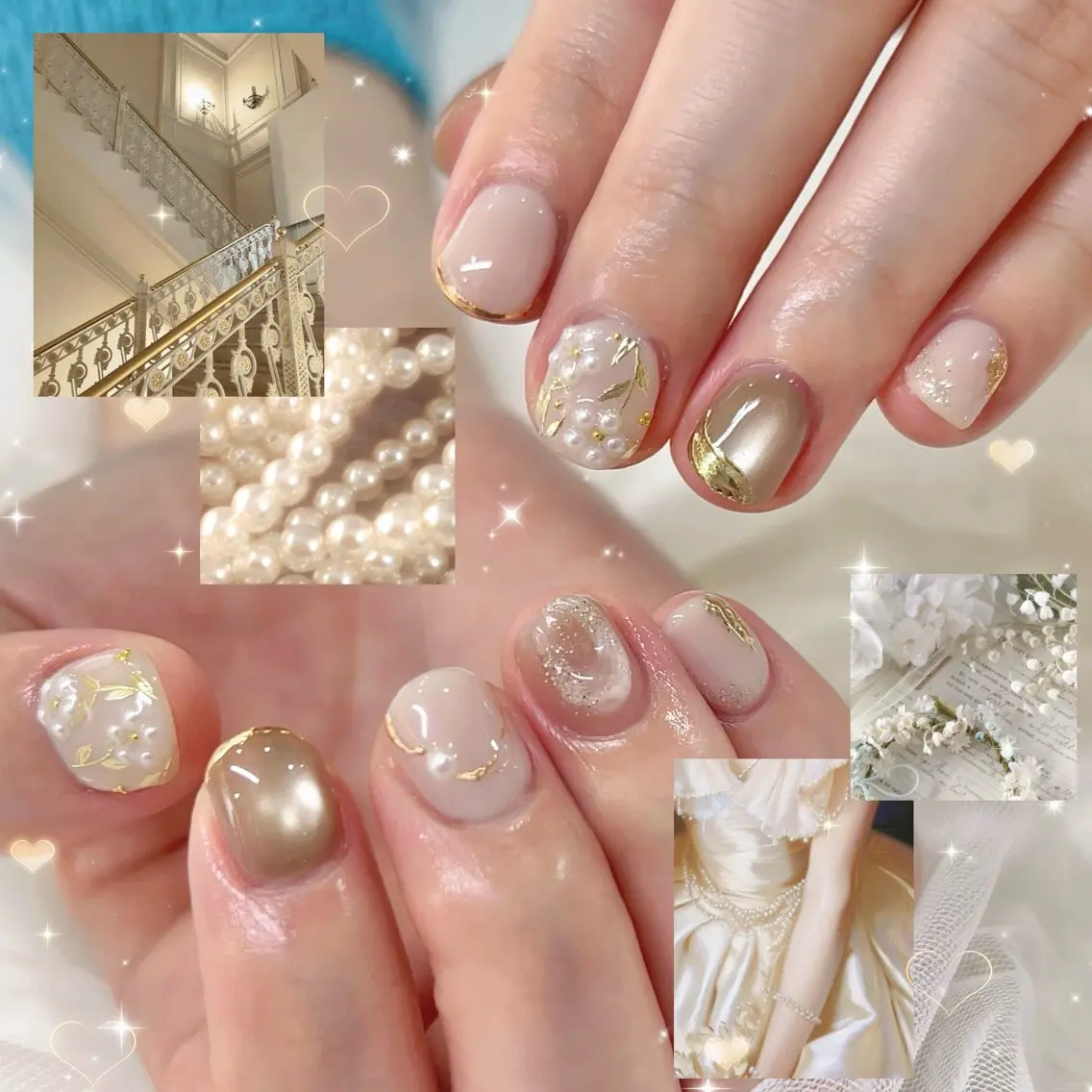 ネイル ハンドネイル 🪄mimi🎀 Midori🪽のネイルデザイン